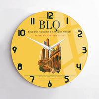 Thumbnail for Bologna Guglielmo Marconi Airport BLQ Wall-Clock No-Frame - Yellow