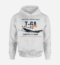 Thumbnail for T-6A TEXAN II design on white hoodie single side