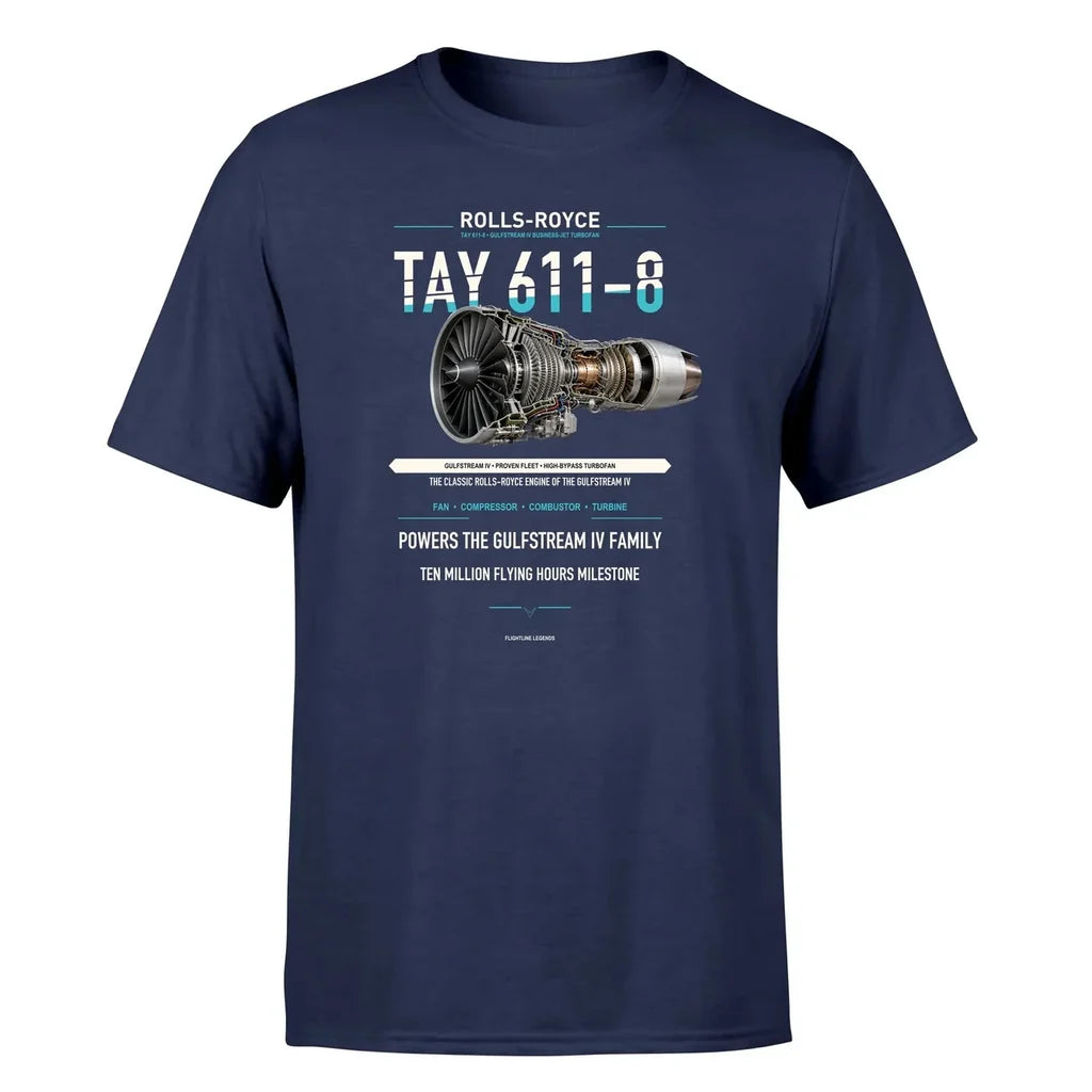 TAY 611-8 design on navy blue single side