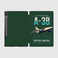 Thumbnail for A-3B Skywarrior design on dark green samsung tablet tablet case