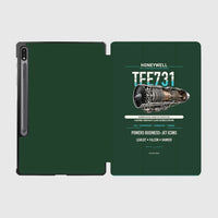 Thumbnail for TFE731 design on dark green samsung tablet tablet case
