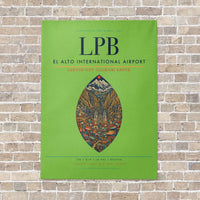 Thumbnail for El Alto International Airport LPB - Canvas No Frame - Light Green