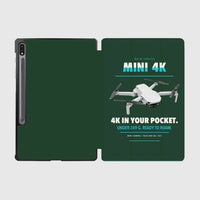 Thumbnail for DJI Mini 4K design on dark green samsung tablet tablet case