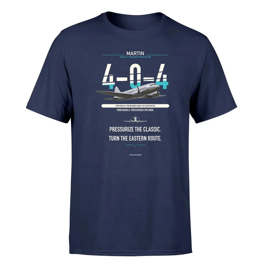 Martin 4-0-4 design on navy blue single side