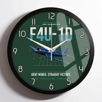 Thumbnail for F4U-1D Corsair design on dark green framed wall clock