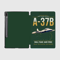 Thumbnail for A-37B Dragonfly design on dark green samsung tablet tablet case