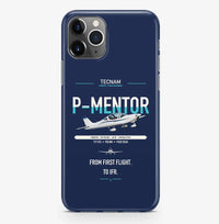 Thumbnail for Tecnam P-Mentor design on navy blue magsafe iphone case, for iPhone Pro Max