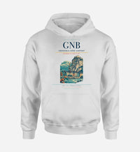 Thumbnail for Grenoble-Isère Airport (GNB) design on white hoodie single-side print