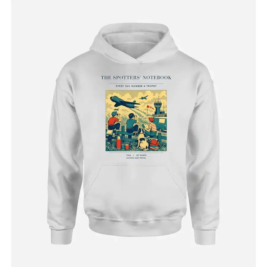 VINTAGE G4384 - The Spotters' Notebook - Premium Hoodie design on white premium