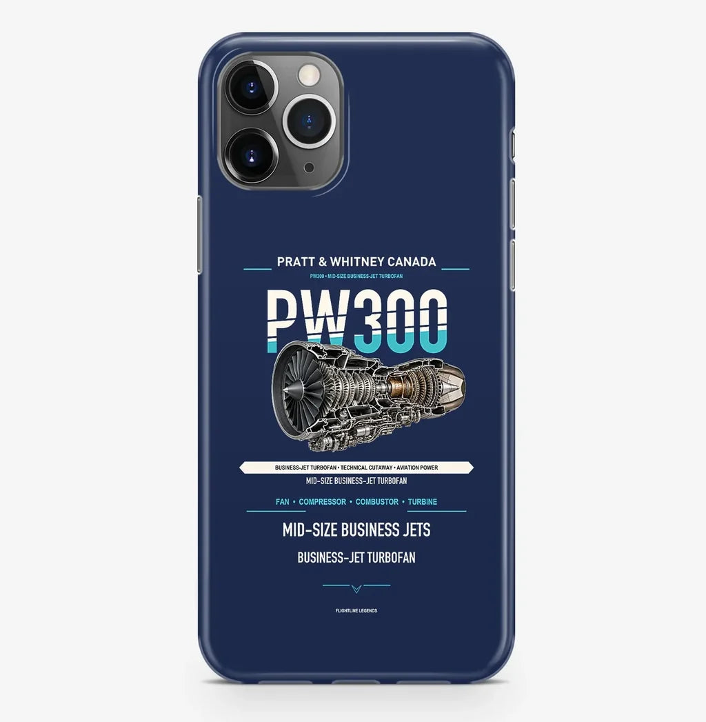 PW300 Case ProMax design on navy blue iphone case promax