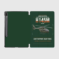Thumbnail for Airbus Helicopters H145M LUH SOF design on dark green samsung tablet tablet case