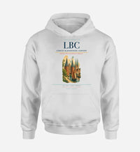 Thumbnail for Lübeck Blankensee Airport (LBC) design on white hoodie single-side print