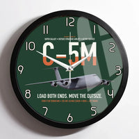 Thumbnail for C-5M Super Galaxy design on dark green framed wall clock