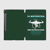 Thumbnail for DJI P4 Multispectral design on dark green samsung tablet tablet case