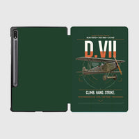 Thumbnail for Fokker D.VII design on dark green samsung tablet tablet case