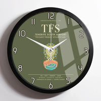 Thumbnail for Tenerife South Airport TFS Wall-Clock Framed - Green Army