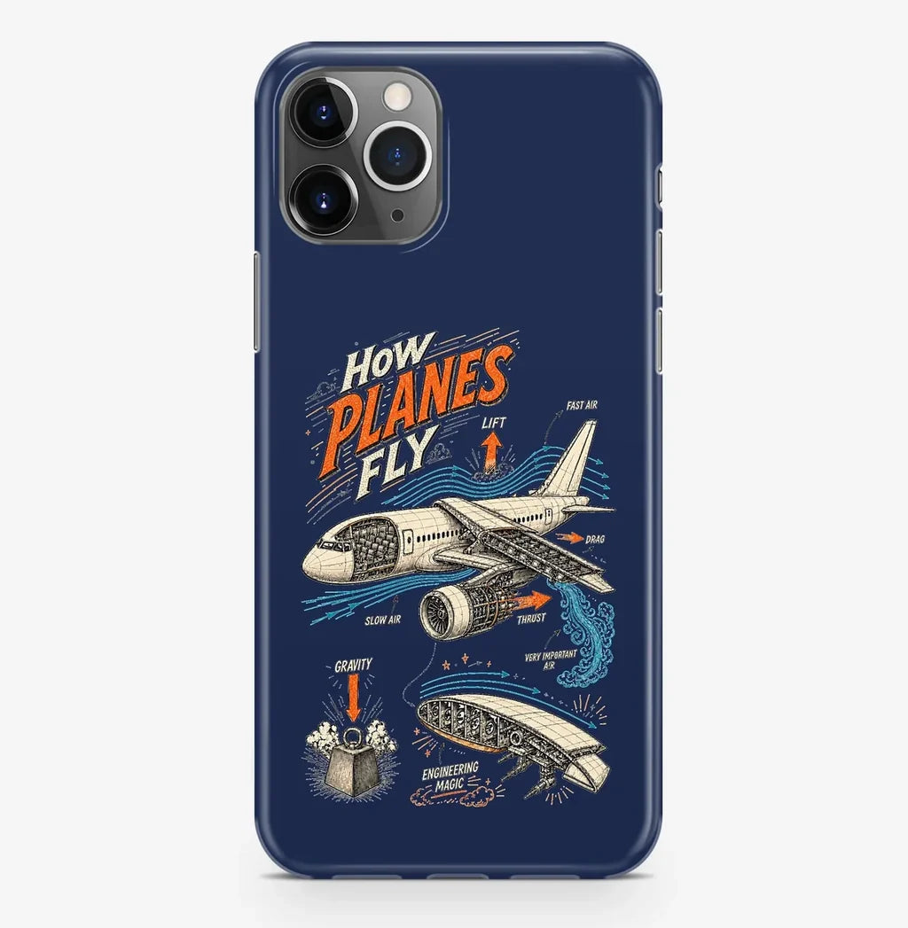 SIGNAL 616 - How Planes Fly V2 - MagSafe iPhone Pro Max design on navy blue magsafe iphone pro max