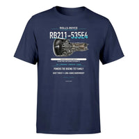 Thumbnail for RB211-535E4 design on navy blue single side