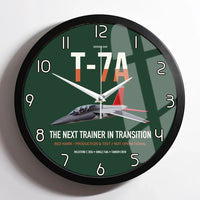 Thumbnail for T-7A Red Hawk design on dark green framed wall clock