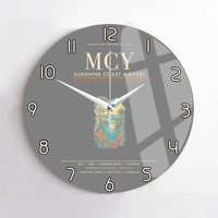 Thumbnail for Sunshine Coast Airport MCY Wall-Clock No-Frame - Gray