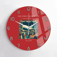 Thumbnail for VINTAGE G4134 - The First Widebody - Designed Wall Clocks design on red no-frame