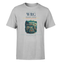Thumbnail for Wrangell Airport (WRG) T-Shirt single-side front print in Light Gray | wrangell-airport-wrg-double-side-t-shirt