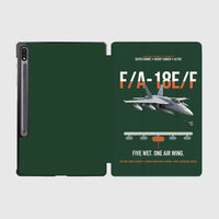 Thumbnail for F A-18E F Buddy Tanker design on dark green samsung tablet tablet case