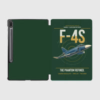Thumbnail for F-4S Phantom II design on dark green samsung tablet tablet case