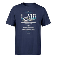 Thumbnail for LET L-410 UVP-E20 design on navy blue single side