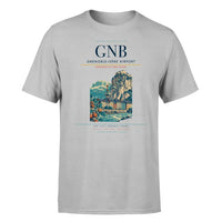 Thumbnail for Grenoble-Isère Airport (GNB) T-Shirt single-side front print in Light Gray | grenoble-isère-airport-gnb-double-side-t-shirt