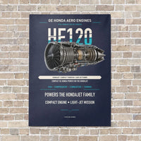 Thumbnail for HF120 vertical canvas print - no frame - navy blue background