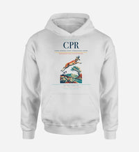 Thumbnail for Casper–Natrona County International Airport (CPR) design on white hoodie single-side print