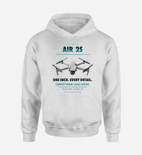 Thumbnail for DJI Air 2S design on white hoodie single side