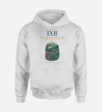 Thumbnail for Bagdogra International Airport (IXB) design on white hoodie single-side print
