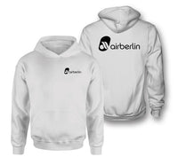 Thumbnail for Airberlin logo on white double side hoodie