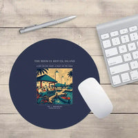 Thumbnail for VINTAGE G4309 - The Midway Refuel Island - Designed Mouse Pads design on navyblue round