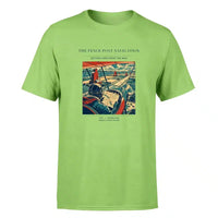 Thumbnail for VINTAGE G4390 - The Fence Post Navigation - Premium T-Shirt design on lightgreen premium t shirt