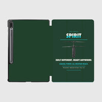 Thumbnail for Ascent AeroSystems Spirit design on dark green samsung tablet tablet case