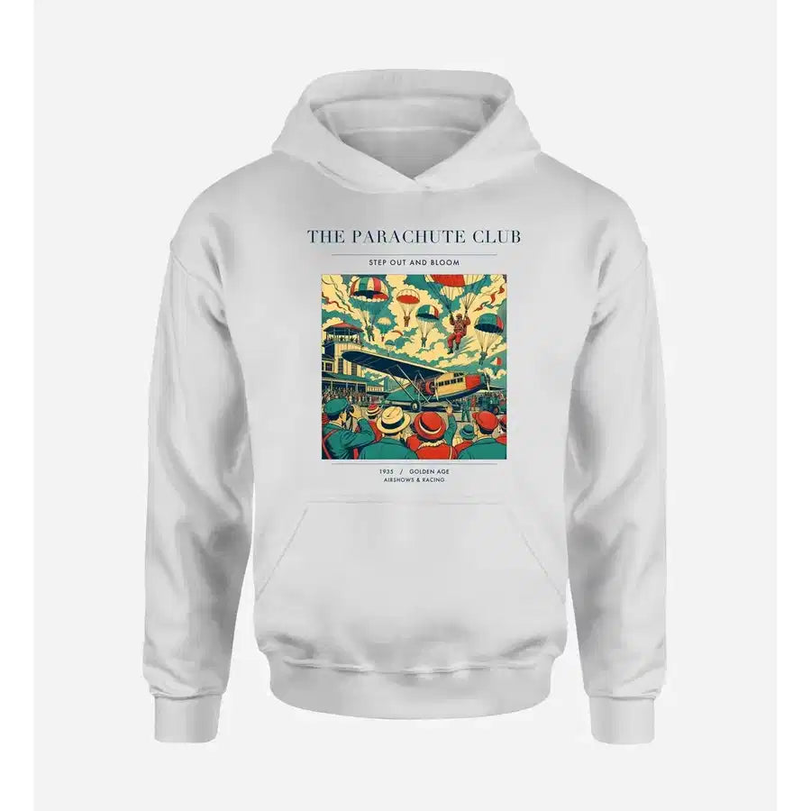 VINTAGE G4032 - The Parachute Club - Premium Hoodie design on white premium