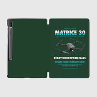 Thumbnail for DJI Matrice 30 design on dark green samsung tablet tablet case