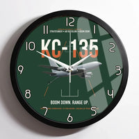 Thumbnail for KC-135 STRATOTANKER design on dark green framed wall clock