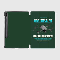 Thumbnail for DJI Matrice 4E design on dark green samsung tablet tablet case