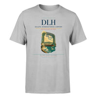 Thumbnail for Duluth International Airport (DLH) T-Shirt single-side front print in Light Gray | duluth-international-airport-dlh-double-side-t-shirt