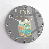 Thumbnail for Tainan Airport TNN Wall-Clock No-Frame - Gray