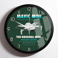 Thumbnail for DJI Mavic Mini design on dark green framed wall clock