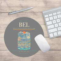 Thumbnail for Belem Val de Cans - Julio Cezar Ribeiro International Airport BEL Mouse-Pad Round - Gray