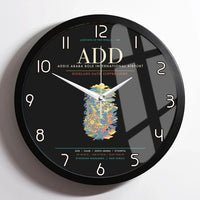 Thumbnail for Addis Ababa Bole International Airport ADD Wall-Clock Framed - Black