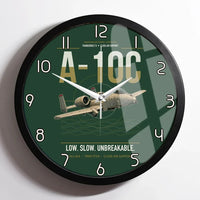 Thumbnail for A-10C Thunderbolt II design on dark green framed wall clock