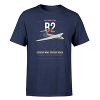 Thumbnail for Handley Page Victor B2 design on navy blue t-shirt, single-side print