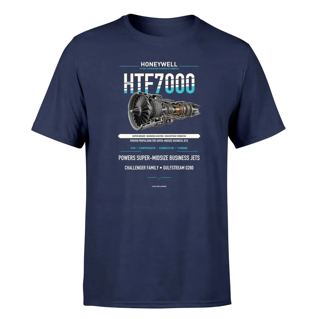 HTF7000 design on navy blue single side